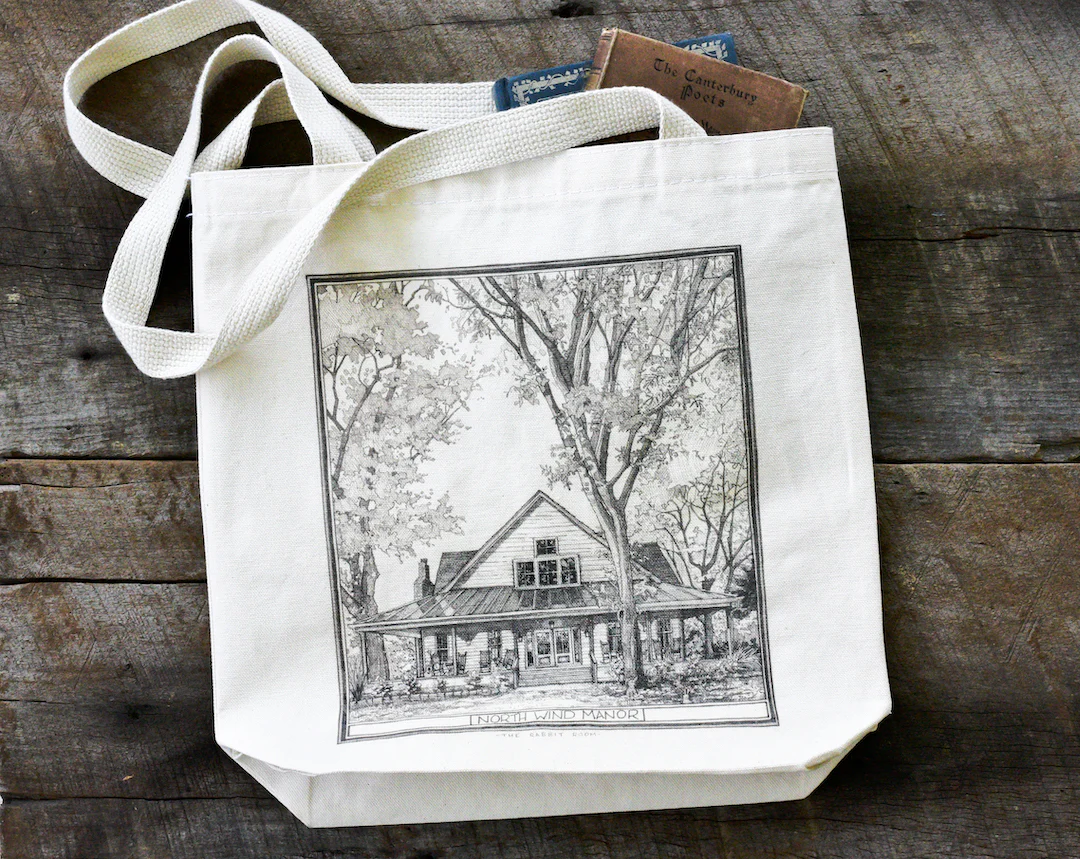North Wind Manor Tote Bag - Image 4