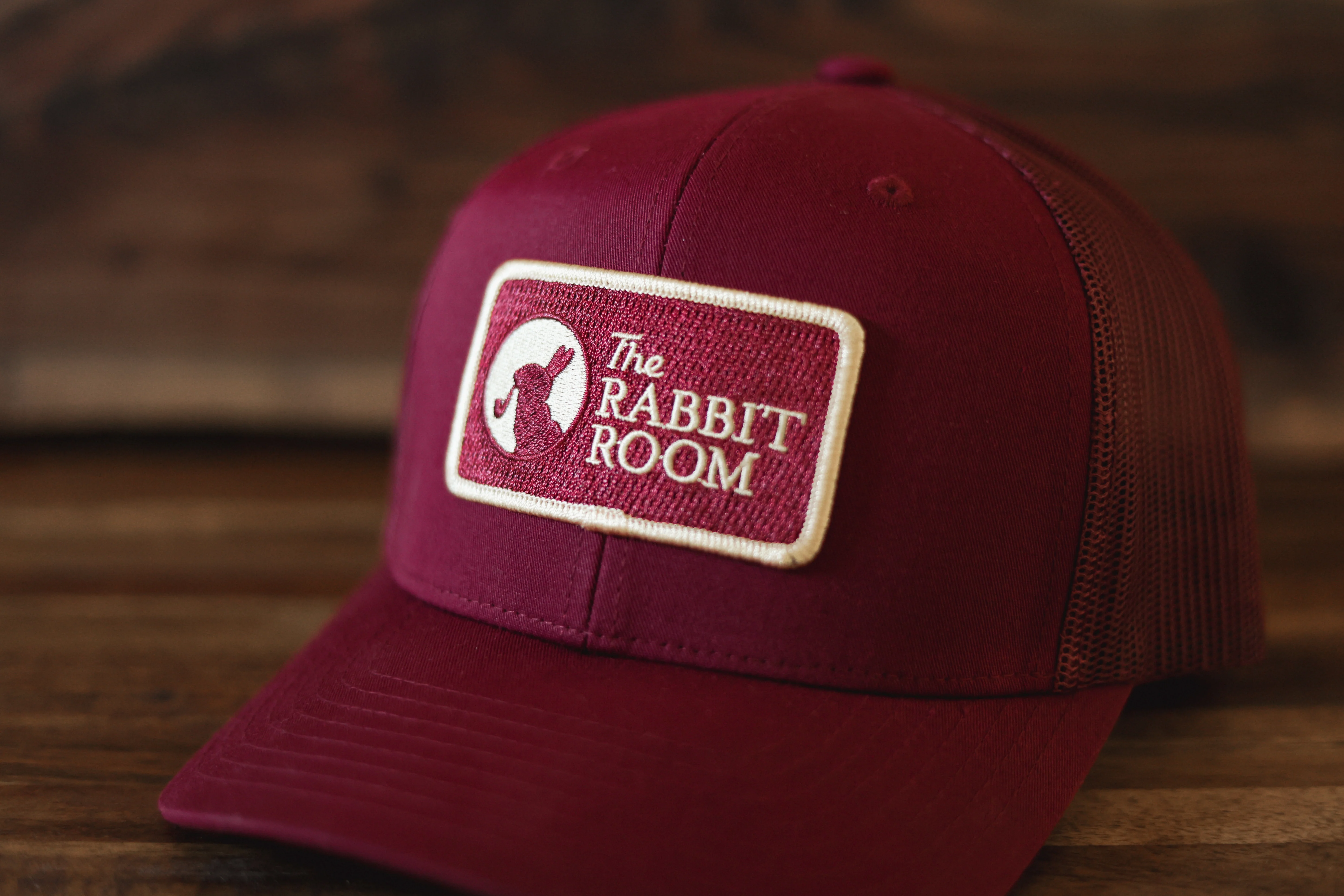 Rabbit Room Maroon Trucker Hat - Image 3