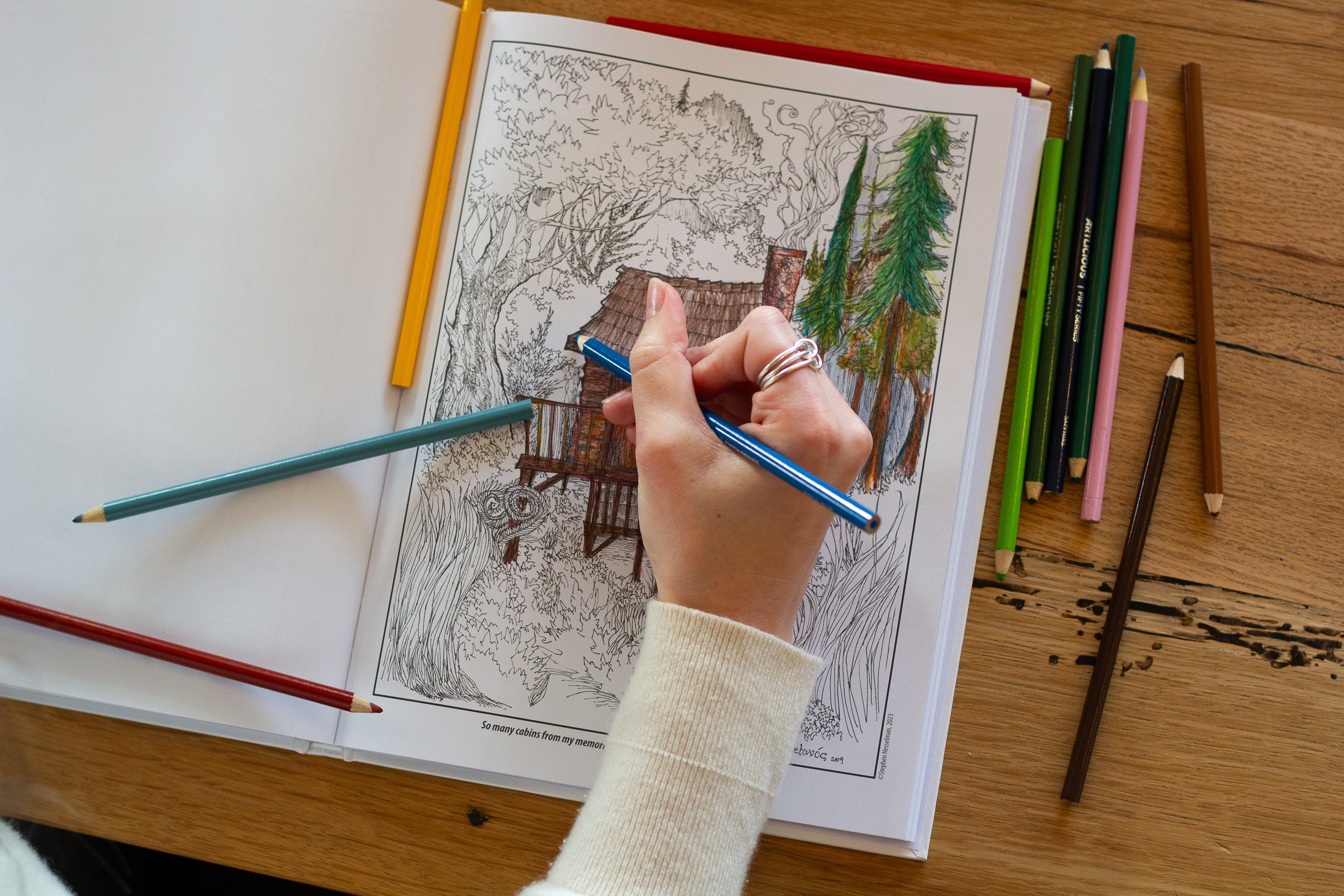 Serial Adventures and Daydreams: An All-Ages Coloring Book by Stephen Hesselman - Image 4